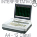 ELETTROCARDIOGRAFO ECG - 12 DERIVAZIONI - 12 canali - display a colori touch screen - interpretativo